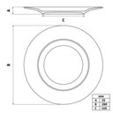 Ver imagem 4 de Prato Raso Tramontina Azzura em Porcelana Decorada 28 Cm Tramontina