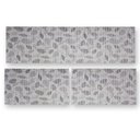 Ver imagem 2 de Kit 3 Peças Jogo Cozinha Passadeira Emborrachada Não Derrapa Folhas Dark