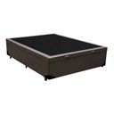 Ver imagem 2 de Base Box Baú Viúva NK Camas Sintético Marrom 41x128x188