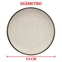 Ver imagem 3 de Kit Pratos Sobremesa Lanche 10 Pessoas 10pçs Unni Brisa 19cm