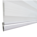 Ver imagem 4 de Persiana Rolo Double Vision Zebra 200larg x 220alt Branca com bando - Sala/ Escritório/Quarto/Sacada