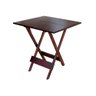 Mesa para Bar e Café Dobravel de Madeira 80x80 - Imbuia - 1