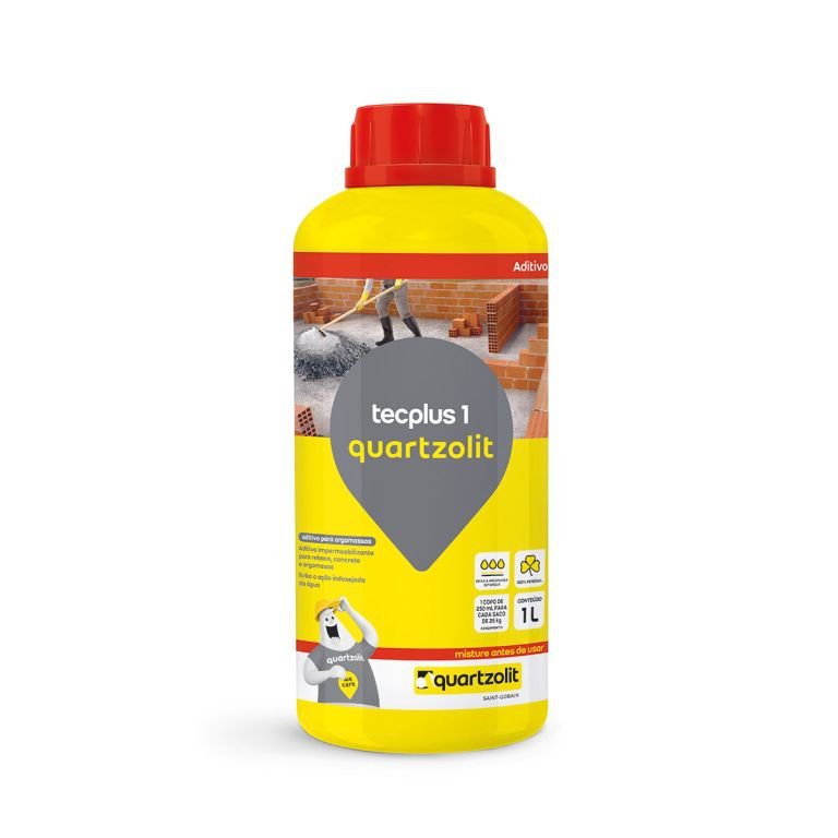 Aditivo Impermeabilizante Tecplus 1 Litro - QUARTZOLIT - 1