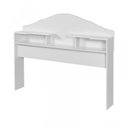 Ver imagem 2 de Cabeceira para Cama Box Casal com 2 Nichos Evelyn Branco
