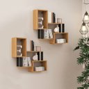 Ver imagem 1 de Kit 02 Nichos Industrial para Livros e Home Office 100% Mdf
