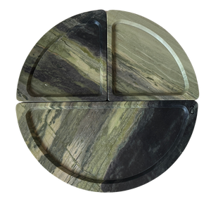 Petisqueira Roma Quartzito Verde Bamboo Polido