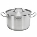 Ver imagem 1 de Panela Alta Caçarola com Tampa Linha Profissional 15,2l Inox