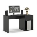 Ver imagem 3 de Mesa Escrivaninha com Gaveta Bahrein Preto