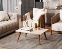 Ver imagem 1 de Mesa de Centro Retangular Dubai Off White