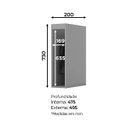 Ver imagem 2 de Balcão Porta Toalha Belize Henn