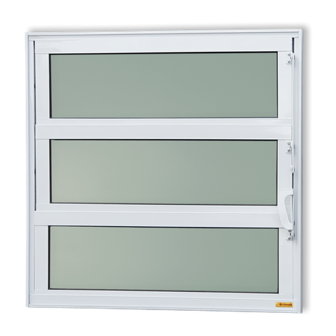 Basculante Alumínio 60 x 100 Elite V.Boreal Branco Brimak