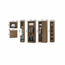 Ver imagem 4 de Quarto de Canto Solteiro com Guarda Roupas Cabeceira e Mesa de Cabeceira Paris Luciane Móveis