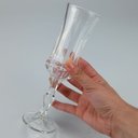Ver imagem 7 de Jogo 6 Peças Taça de Cristal 150ml Transparente 21x6x6cm Vinho Água Espumante