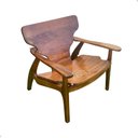 Ver imagem 2 de Cadeira Poeta Poltrona Madeira de Demolição Sudeste Rústico