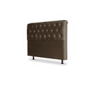 Ver imagem 1 de Cabeceira De Cama Box Emilia Queen 160cm X 118cm Suede Marrom Mz Decor