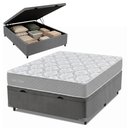 Ver imagem 1 de Cama Box Baú Casal Double Face 100% D33 Edén 138x188x58cm Herval - Suporta até 100kg por Pessoa