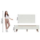 Ver imagem 7 de Rack Madesa Reims e Painel para Tv até 55 Polegadas 2 Portas e 1 Gaveta - Branco