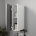 Ver imagem 4 de Armário Aéreo 1 Porta 20cm Arizona CabeCasa MadeiraOriginals Cinza/Branco