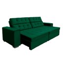 Ver imagem 2 de Sofá Retrátil e Reclinável 2,10m Suede Vancouver Verde