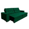 Sofá Retrátil e Reclinável 2,10m Suede Vancouver Verde - 2