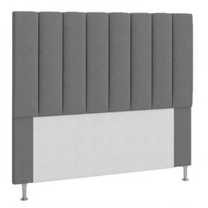 Cabeceira Queen Estofada Cancun Cinza
