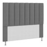 Cabeceira Queen Estofada Cancun Cinza - 2