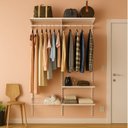 Ver imagem 1 de Closet Aberto Modulado para Solteiro 125cm Aria Branco