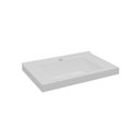 Ver imagem 3 de Lavatório para Banheiro 60x40 Quadri Branco Mármore Sintético