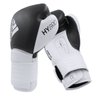 Kit Luva Boxe Adidas Hybrid 300 Preto/branco com Bandagem Vermelha e Bucal Simples - 3