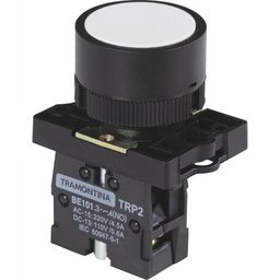 Botão de Impulso Tramontina Trp2-ea11 1na Branco com Base de Plástico Tramontina - 2