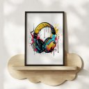 Ver imagem 4 de Kit 3 Quadros Decorativos Infantil | Jogos | Quarto Menino - Player NO2 - 30x40 - Moldura Madeira