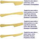 Ver imagem 3 de Conjunto 4 Facas para Queijo de Aço Inox Positano Dourada - Lyor