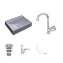 Ver imagem 2 de Kit Cuba Rt49 Torneira C50 e Válvula 1 Polegada Abs e Sifão Flexível Pvc Compace