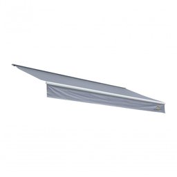 Toldo Articulado Flex - Pvc - 4,00m Cinza Projeção 2,50 - 3