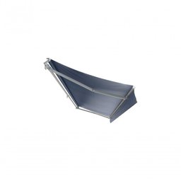 Toldo Articulado Flex - Pvc - 4,00m Cinza Projeção 2,50 - 2