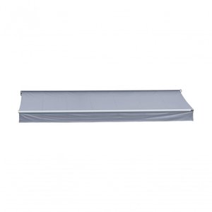 Toldo Articulado Flex - Pvc - 4,00m Cinza Projeção 2,50