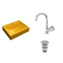 Ver imagem 2 de Kit Cuba RT49 Torneira C50 e Válvula 1 Polegada ABS Compace