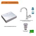 Ver imagem 3 de Kit Cuba Rt49 Torneira C50 e Válvula 1 Polegada Abs Compace