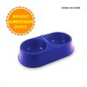 Coleira AntiLatido Smart Plus 2 Preta,  Comedouro Duplo m/g 2000ml - 2