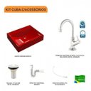 Ver imagem 3 de Kit Cuba Rt49 com Torneira 1198 Metal e Válvula 1 Polegada e Sifão Pvc e Flexível Compace