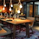 Ver imagem 4 de Pendente Lustre Corda Sisal Rústico 1,60m Bocal Duplo E27