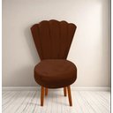 Ver imagem 4 de Conjunto Cadeiras Estofadas Sala de Jantar Anna Suede Terracota