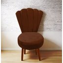 Ver imagem 3 de Conjunto Cadeiras Estofadas Sala de Jantar Anna Suede Terracota