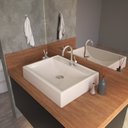 Ver imagem 1 de Kit Cuba Rt49 com Torneira 1198 Metal e Válvula Click 1 Polegada B e Sifão Cromado e Flexível Compac