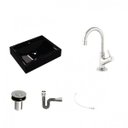 Ver imagem 2 de Kit Cuba Rt49 com Torneira 1198 Metal e Válvula Click 1 Polegada B e Sifão Cromado e Flexível Compac