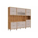 Ver imagem 2 de Kit Cozinha 7 Peças Eloise CZ599 Cinamomo/Off White MGM