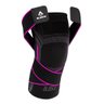 Joelheira de Compressão Com Faixa Ajustável Sense 3.0 - para todo tipo de esporte:Rosa/P/Unissex - 1