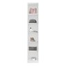 Guarda Roupa Modular 1 Porta Espelho com Prateleiras/cabideiros 45 Cm Altezza Belmax:branco - 2
