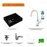 Kit Cuba Rt49 com Torneira 1198 Metal e Válvula Click 1 Polegada G e Sifão Cromado e Flexível Compac - 3