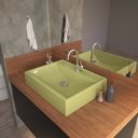 Ver imagem 1 de Kit Cuba Rt49 com Torneira 1198 Metal e Válvula Click 1 Polegada G e Sifão Cromado e Flexível Compac